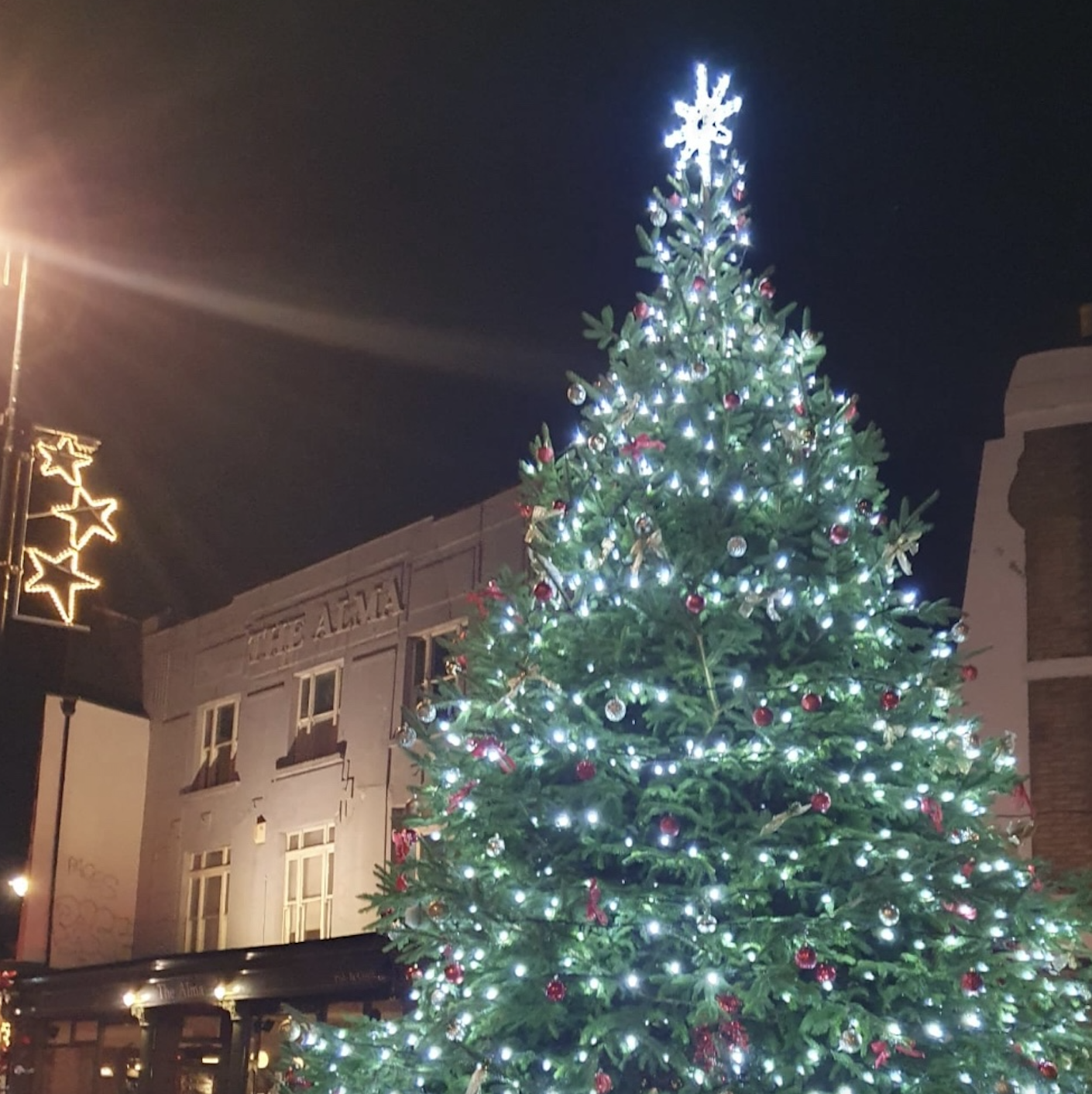 Crystal Palace Band playing at the Crystal Palace Christmas Tree lights turn-on, London, UK on 29th November 2025 – by Alan Hall